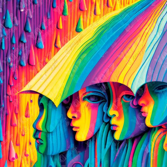 Puzzle Yazz Arc-en-Ciel de 1023 pièces