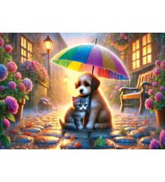 Puzzle Yazz Sous Parapluie de 1000 pièces