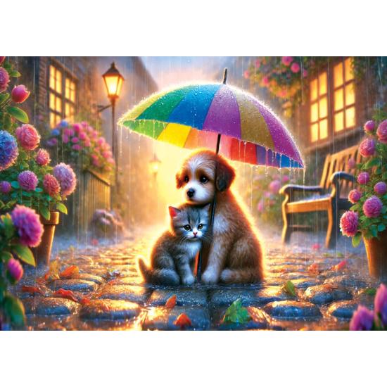 Puzzle Yazz Sous Parapluie de 1000 pièces