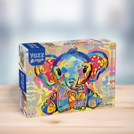 Puzzle Yazz Éléphanteau de 1000 pièces