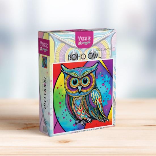 Puzzle Yazz Chouette Bohème de 1023 pièces Puzzle Yazz Chouette Bohème de 1023 pièces