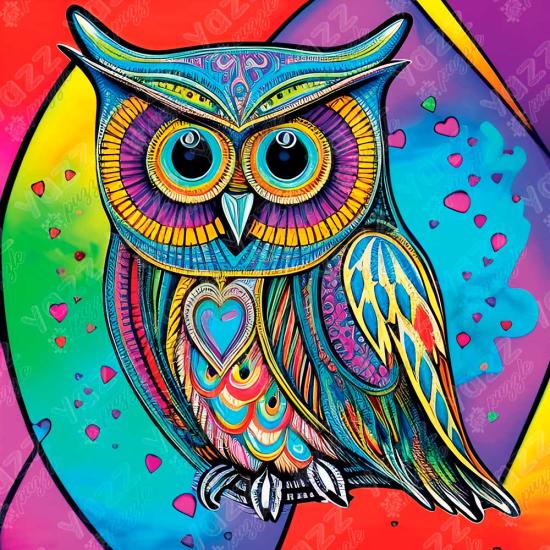 Puzzle Yazz Chouette Bohème de 1023 pièces Puzzle Yazz Chouette Bohème de 1023 pièces