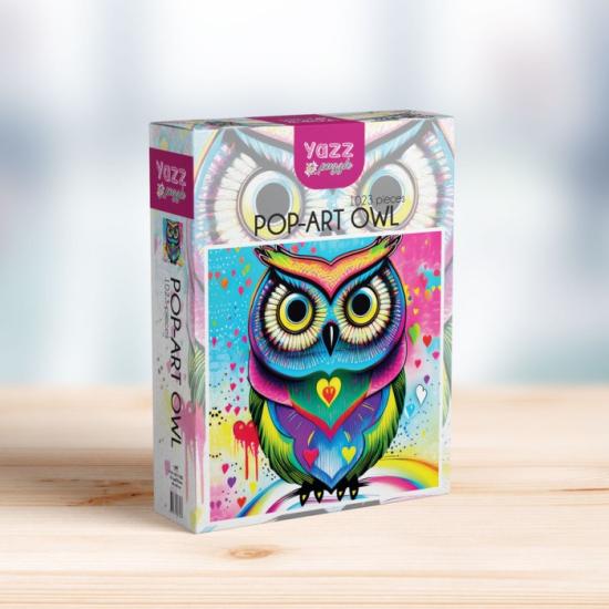 Puzzle Yazz Chouette Pop-art de 1023 pièces Puzzle Yazz Chouette Pop-art de 1023 pièces