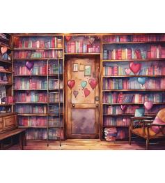 Puzzle Yazz Bibliothèque Romantique de 1000 pièces