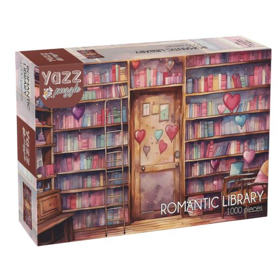 Puzzle Yazz Bibliothèque Romantique de 1000 pièces