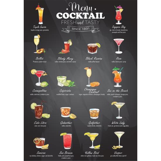 Puzzle Yazz Cocktails 1000 pièces