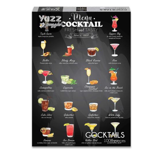 Puzzle Yazz Cocktails 1000 pièces