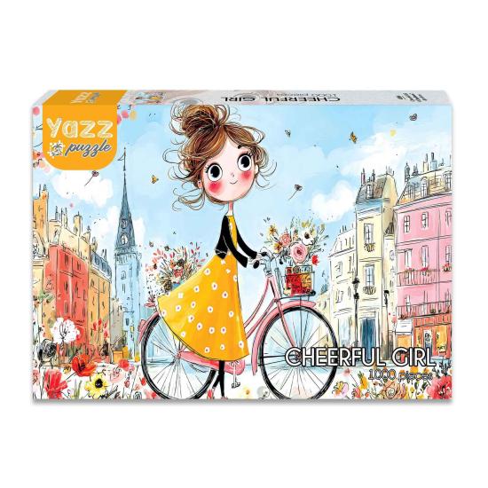 Puzzle Yazz Fille Joyeuse 1000 pièces