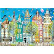 Puzzle Yazz Ville Belge de 1000 pièces