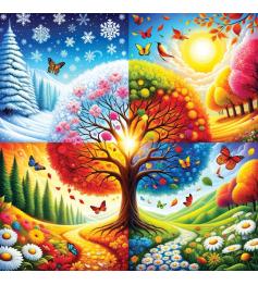 Puzzle Yazz Quatre Saisons 1023 pièces