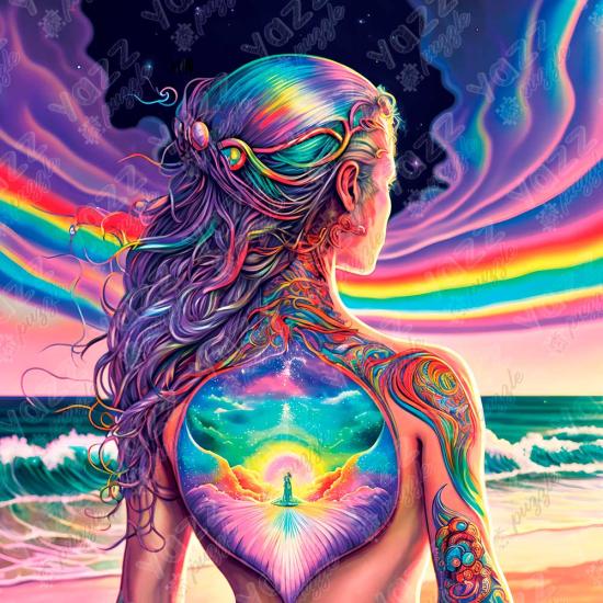 Puzzle Yazz Scène de Tatouage de 1023 pièces