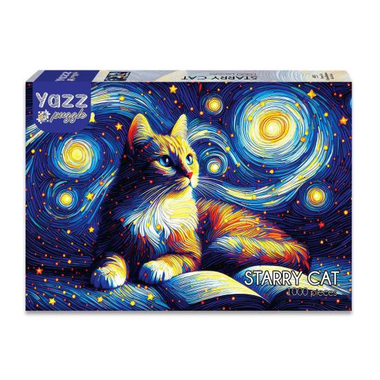Puzzle Yazz Chat Étoilé 1000 pièces