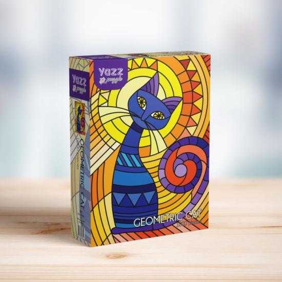 Puzzle Yazz Chat Géométrique de 1000 pièces