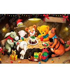 Puzzle Yazz Winnie Noël de 1000 pièces