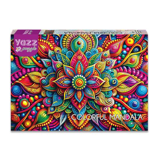 Puzzle Yazz Mandala Coloré 1000 pièces