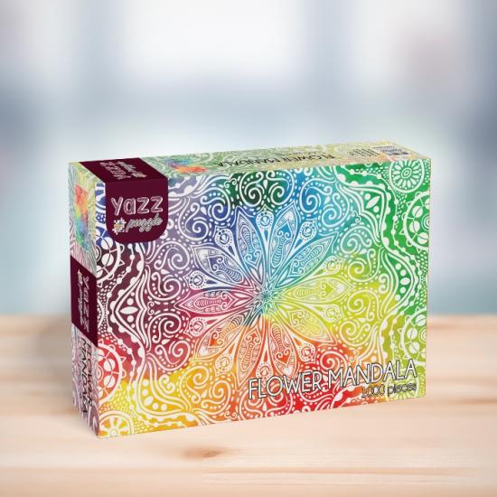 Puzzle Yazz Fleur Mandala de 1000 pièces