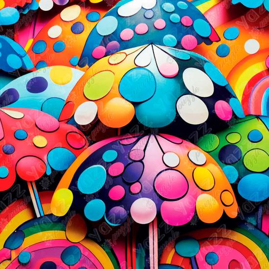 Puzzle Yazz Parapluie Coloré de 1023 pièces