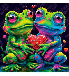 Puzzle Yazz Grenouilles Amoureuses de 1023 pièces