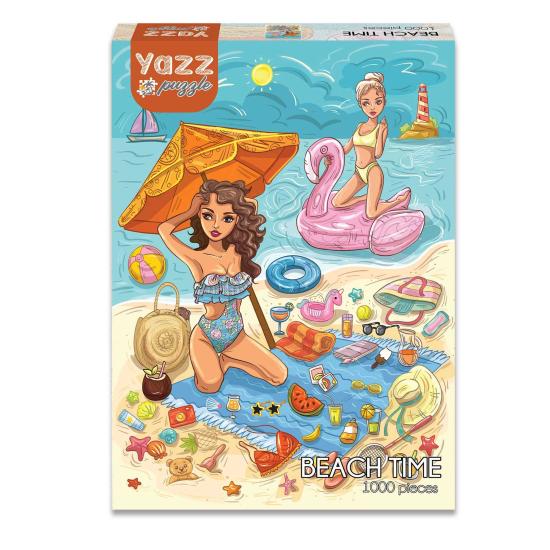 Puzzle Yazz Temps À La Plage 1000 pièces