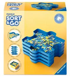 Séparateur de pièces Ravensburger Sort and Go 8 plateaux