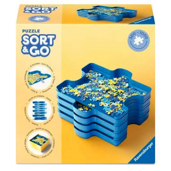 Séparateur de pièces Ravensburger Sort and Go 8 plateaux